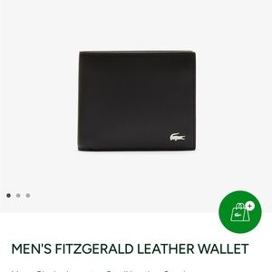 Lacoste Men’s Fitzgerald Leather Wallet - brand new never used